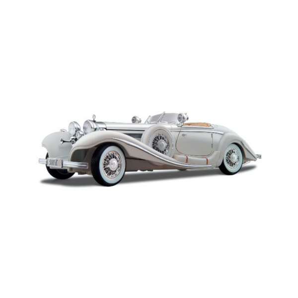 Maisto 118 Mercedes Benz 500K Special Roadster 1936 (White) Maisto 1:18 Mercedes Benz 500K Special Roadster 1936 (White)
