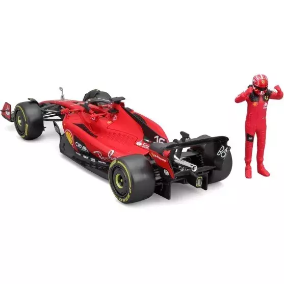 Bburago 1:24 F1 Model Car Scuderia Ferrari SF-23 2023 with figure #16 Charles Leclerc 18-26809 Bburago 1:24 F1 Model Car Scuderia Ferrari SF-23 2023 with figure #16 Charles Leclerc 18-26809