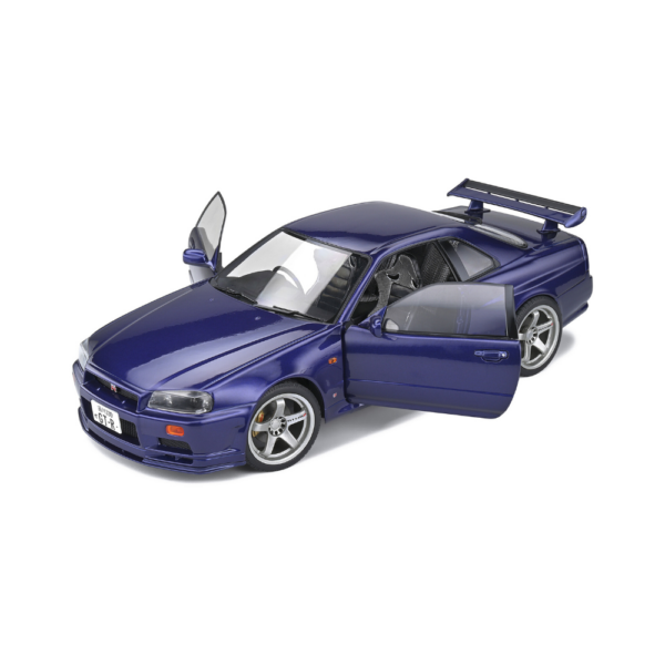 Solido 118 Nissan Skyline (R34) GT-R – Midnight Purple – 1999 S1804303 Solido 1:18 Nissan Skyline (R34) GT-R – Midnight Purple – 1999 S1804303