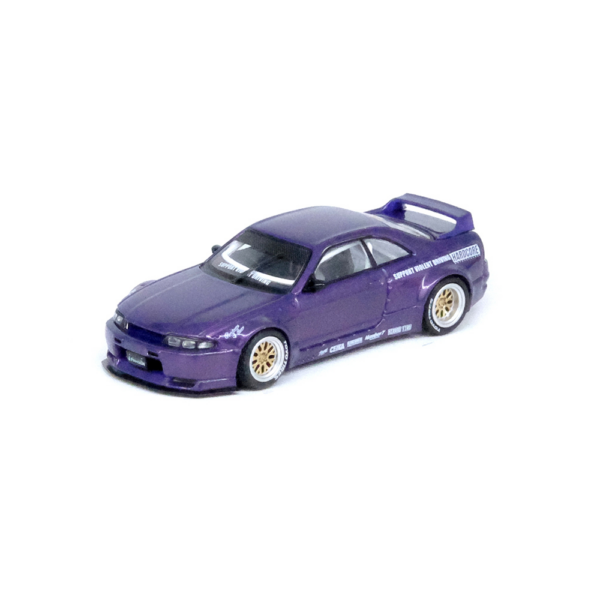 IN64-R33P-PPL-f INNO64 NISSAN SKYLINE GT-R (R33) "PANDEM ROCKET BUNNY" Purple