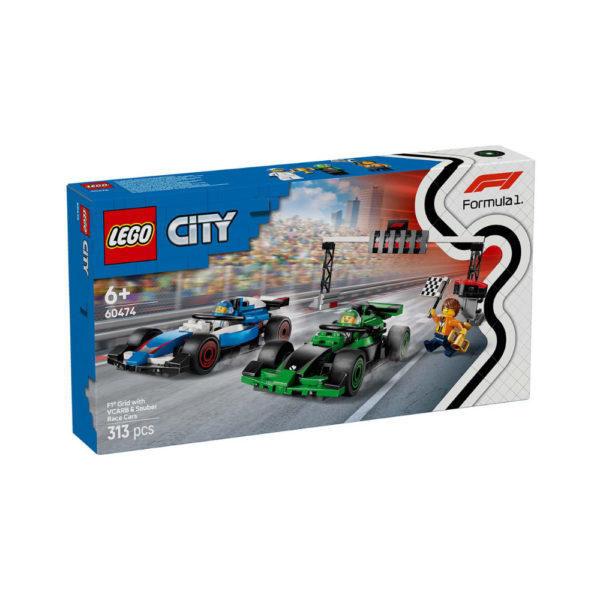 Lego City F1 Grid with VCARB & Sauber Race Cars 60474
