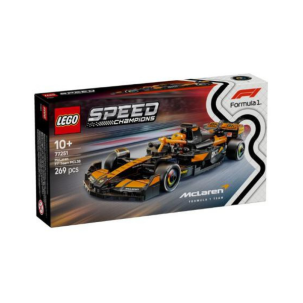 Lego Speed Champions McLaren F1 Team MCL38 Race Car 77251-7 Lego Speed Champions McLaren F1 Team MCL38 Race Car 77251