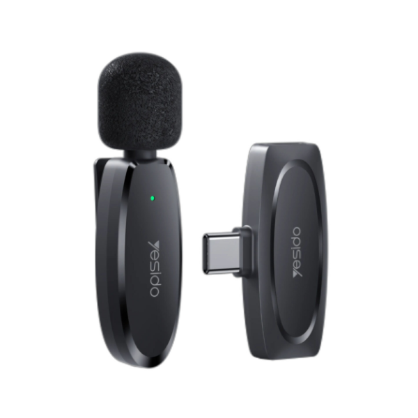 Yesido KR11 Portable Wireless Type-C Wireless Microphone Yesido KR11 Portable Wireless Type-C Wireless Microphone