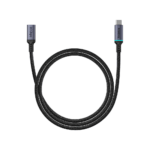 BASEUS Type-C Female to Type-c Male Extension Cable 4K Braided Fast Charging Cable 1m BS-OH157