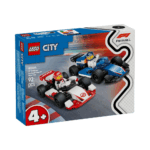 LEGO City F1 Williams Racing & Haas F1 Race Cars 60464-2