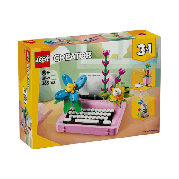 LEGO Creator 3-in-1 Typewriter with Flowers 31169-3 LEGO Creator 3-in-1 Typewriter with Flowers 31169