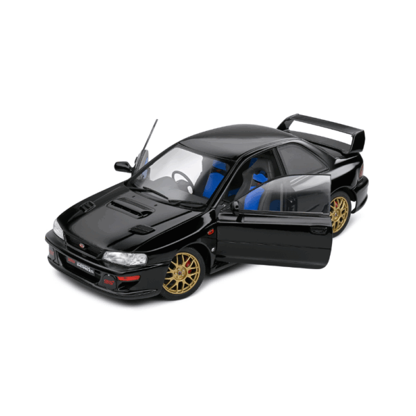 Solido 118 Subaru Impreza 22B (Black) 1998 Solido 1:18 Subaru Impreza 22B (Black) 1998