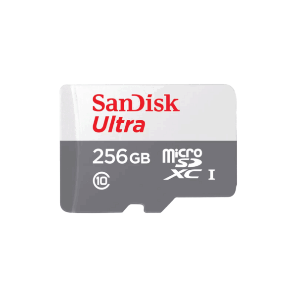 SanDisk Ultra microSD card 100MBs without adapter 256GB SanDisk Ultra microSD card 100MB/s without adapter 256GB