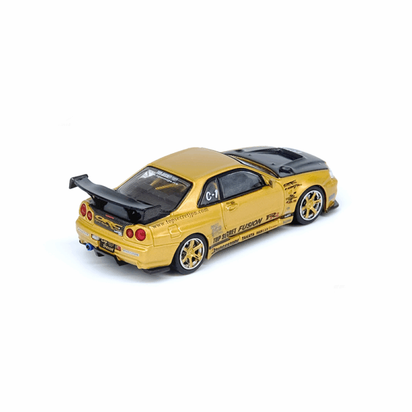 INNO64 Nissan Skyline GT-R (R34) Top Secret Gold IN64-R34TS-GOLD INNO64 Nissan Skyline GT-R (R34) Top Secret Gold IN64-R34TS-GOLD