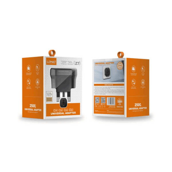 LDNIO Travel Adapter Z7 Conversion Socket-1 LDNIO Travel Adapter Z7 Conversion Socket