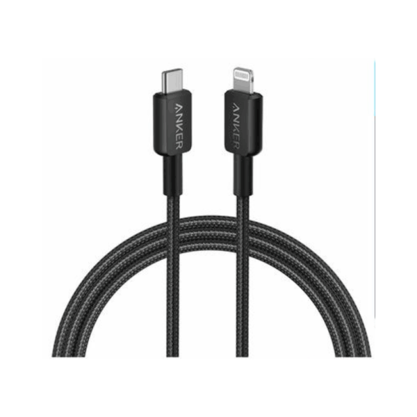 Anker 322 PowerLine USB C to Lightning Cable 6ft 60W Cable A81B6 Anker 322 PowerLine USB C to Lightning Cable 6ft 60W Cable A81B6