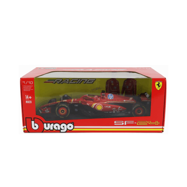 Bburago 118 F1 Model Car SF-24 Team Scuderia Ferrari #16 Season 2024 Charles Leclerc 18-16815-L-10 Bburago 1/18 F1 Model Car SF-24 Team Scuderia Ferrari #16 Season 2024 Charles Leclerc 18-16815-L
