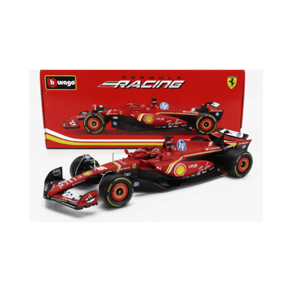 Bburago 118 F1 Model Car SF-24 Team Scuderia Ferrari #16 Season 2024 Charles Leclerc 18-16815-L-3 Bburago 1/18 F1 Model Car SF-24 Team Scuderia Ferrari #16 Season 2024 Charles Leclerc 18-16815-L