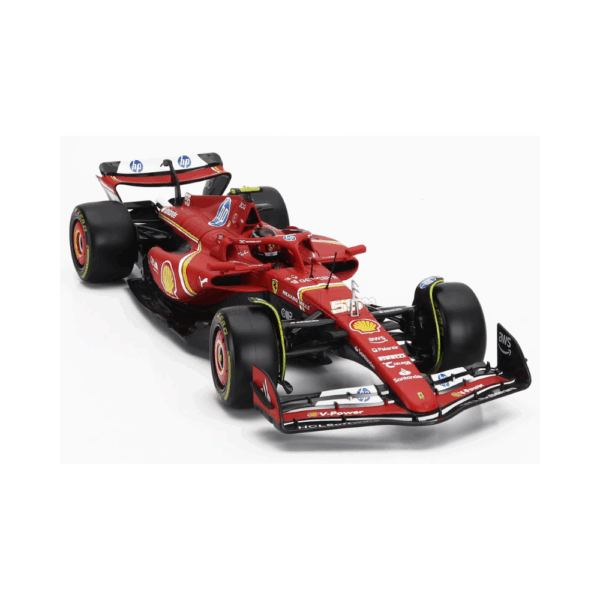 Bburago 118 F1 Model Car SF-24 Team Scuderia Ferrari #55 Season 2024 Carlos Sainz jr. 18-16815-S-2 Bburago 1/18 F1 Model Car SF-24 Team Scuderia Ferrari #55 Season 2024 Carlos Sainz jr. 18-16815-S