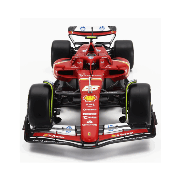 Bburago 118 F1 Model Car SF-24 Team Scuderia Ferrari #55 Season 2024 Carlos Sainz jr. 18-16815-S-4 Bburago 1/18 F1 Model Car SF-24 Team Scuderia Ferrari #55 Season 2024 Carlos Sainz jr. 18-16815-S