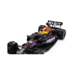 Bburago 124 F1 Model Car Red Bull RB19 2023 #1 MAX VERSTAPPEN With Pilot and Showcase 18-28030-V-MIAMI-3