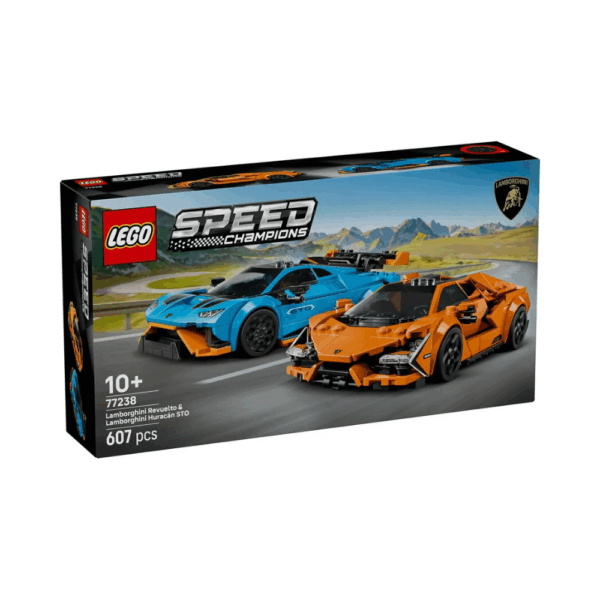 Lego Speed Champions Lamborghini Revuelto and Huracán STO 77238-2 Lego Speed Champions Lamborghini Revuelto and Huracán STO 77238