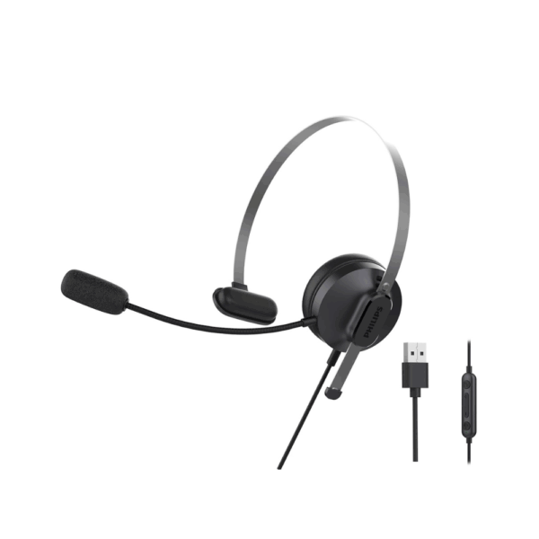Philips On Ear Headphones with Mic SHM1028 Philips On Ear Headphones with Mic SHM1028