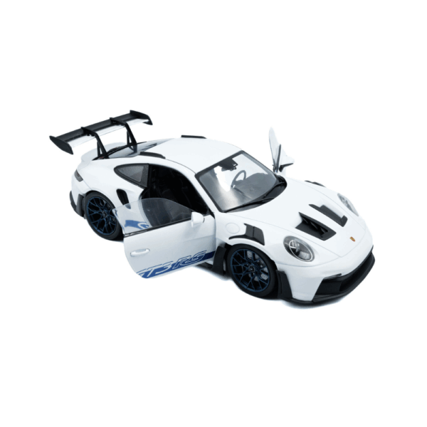 Solido 118 Porsche 911 GT3 RS 2024 (White with blue stripes) S1812102 Solido 1/18 Porsche 911 GT3 RS 2024 (White with blue stripes) S1812102