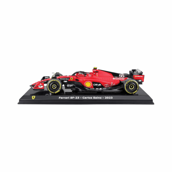 Bburago Ferrari SF23 Formula 1 124 Kit (2023) #55 Carlos Sainz-2 (1) Bburago Ferrari SF23 Formula 1 1:24 Kit (2023) #55 Carlos Sainz