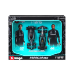 Bburago 143 Model Car Mercedes AMG Petronas W15 2 Car Set #44 Lewis Hamilton + #63 George Russel 2024 18-38115-2
