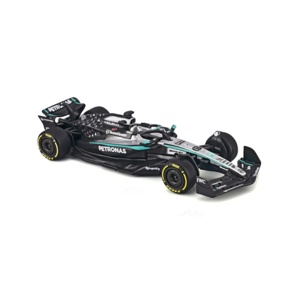 Bburago 164 Model Car Mercedes-AMG Petronas 2025 W16 E-Performance #63 George Russell 18-58008R Bburago 1/64 Model Car Mercedes-AMG Petronas 2025 W16 E-Performance #63 George Russell 18-58008R