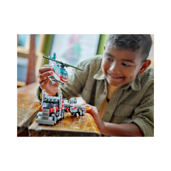 LEGO Creator 3-in-1 Flatbed Truck with Helicopter 31146-4