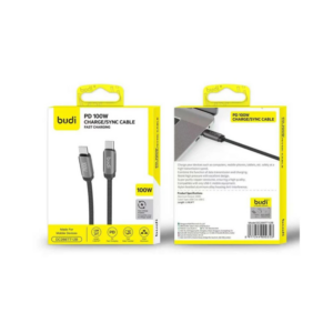 Budi 1.2M PD100W USB-C to USB-C Fast Charging Cable DC266TT12B