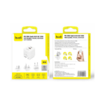 Budi 35W PD GaN & QC3.0 30W International Charger Adapter Global Travel Plug AC316W-1