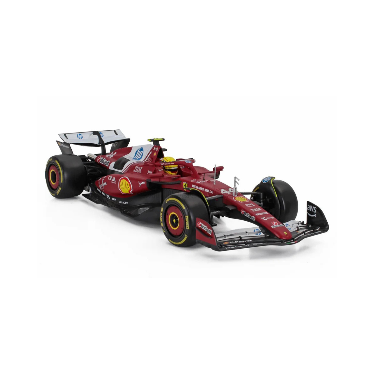 Bburago 118 F1 Model Car Ferrari 2025 #44 Lewis Hamilton 18-16816H Bburago 1/18 F1 Model Car Ferrari 2025 #44 Lewis Hamilton 18-16816H