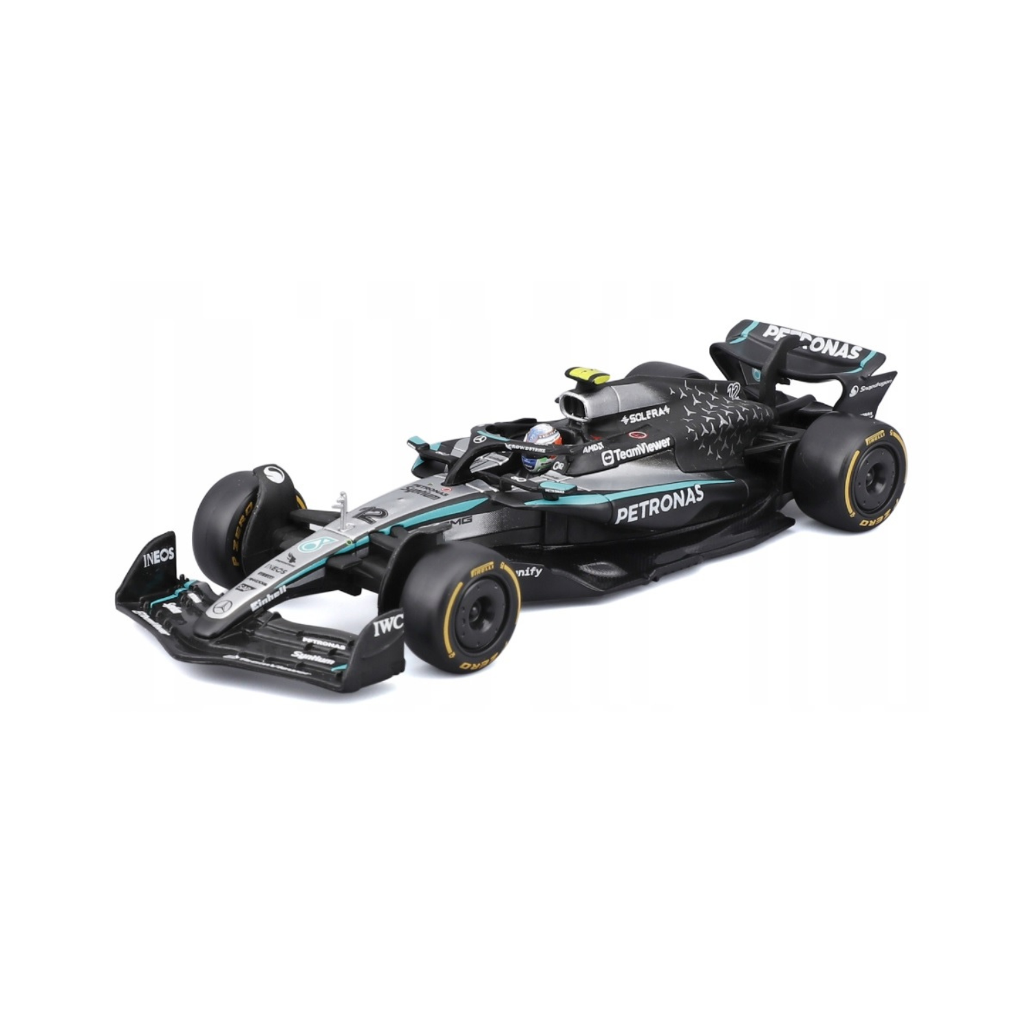 Bburago 143 F1 Model Car Mercedes-AMG Petronas 2025 W16 E-Performance #12 Andrea Kimi Antonelli 18-38238-2 Bburago 1/43 F1 Model Car Mercedes-AMG Petronas 2025 W16 E-Performance #12 Andrea Kimi Antonelli 18-38238