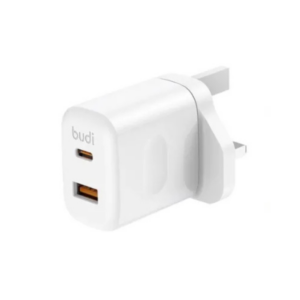 Budi 20W USB-C PD AND QC3.0 Wall Charger AC306UW20W