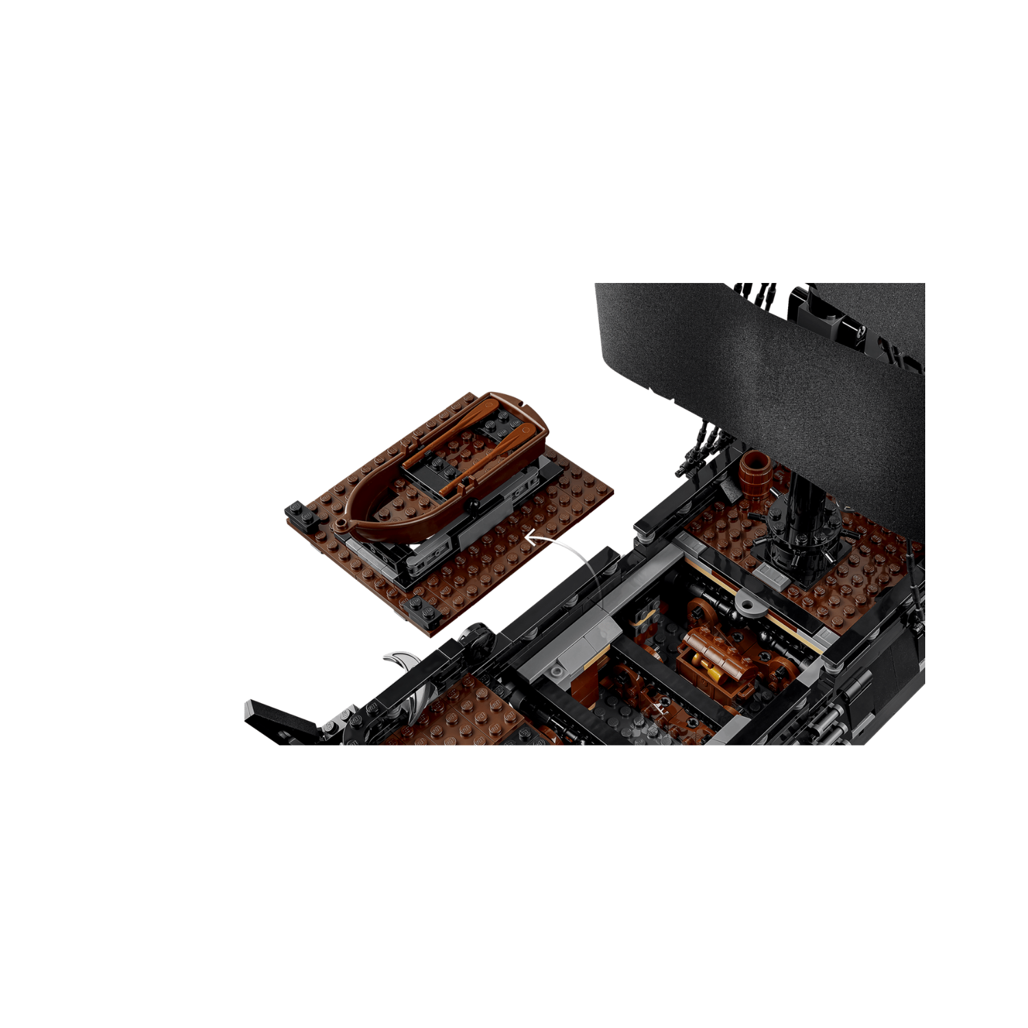 LEGO Icons Captain Jack Sparrow's Pirate Ship 10365-4 LEGO Icons Captain Jack Sparrow's Pirate Ship 10365