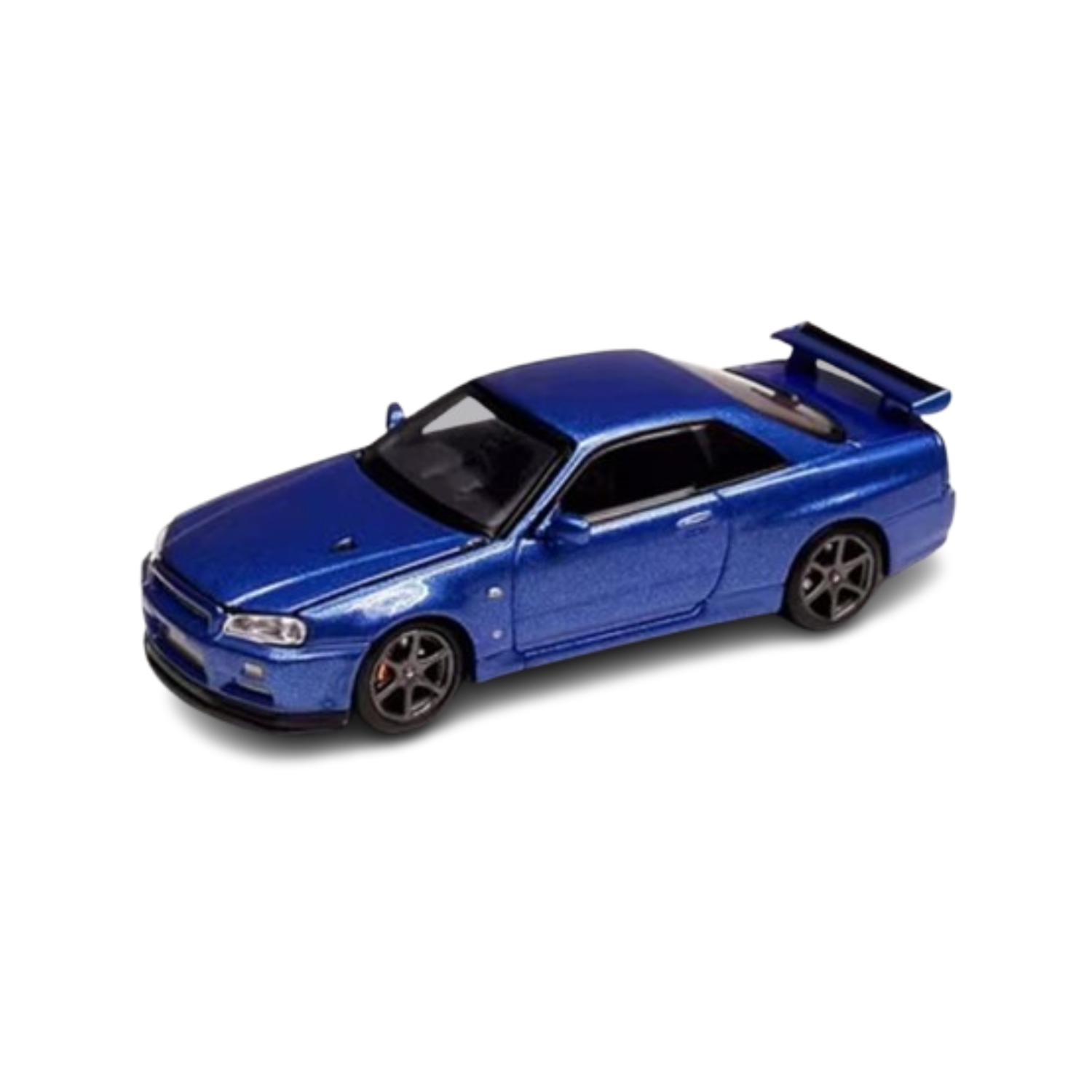 MOTORHELIX 1/64 Nissan Skyline GT-R R34 V Spec II (Bayside Blue) M63403