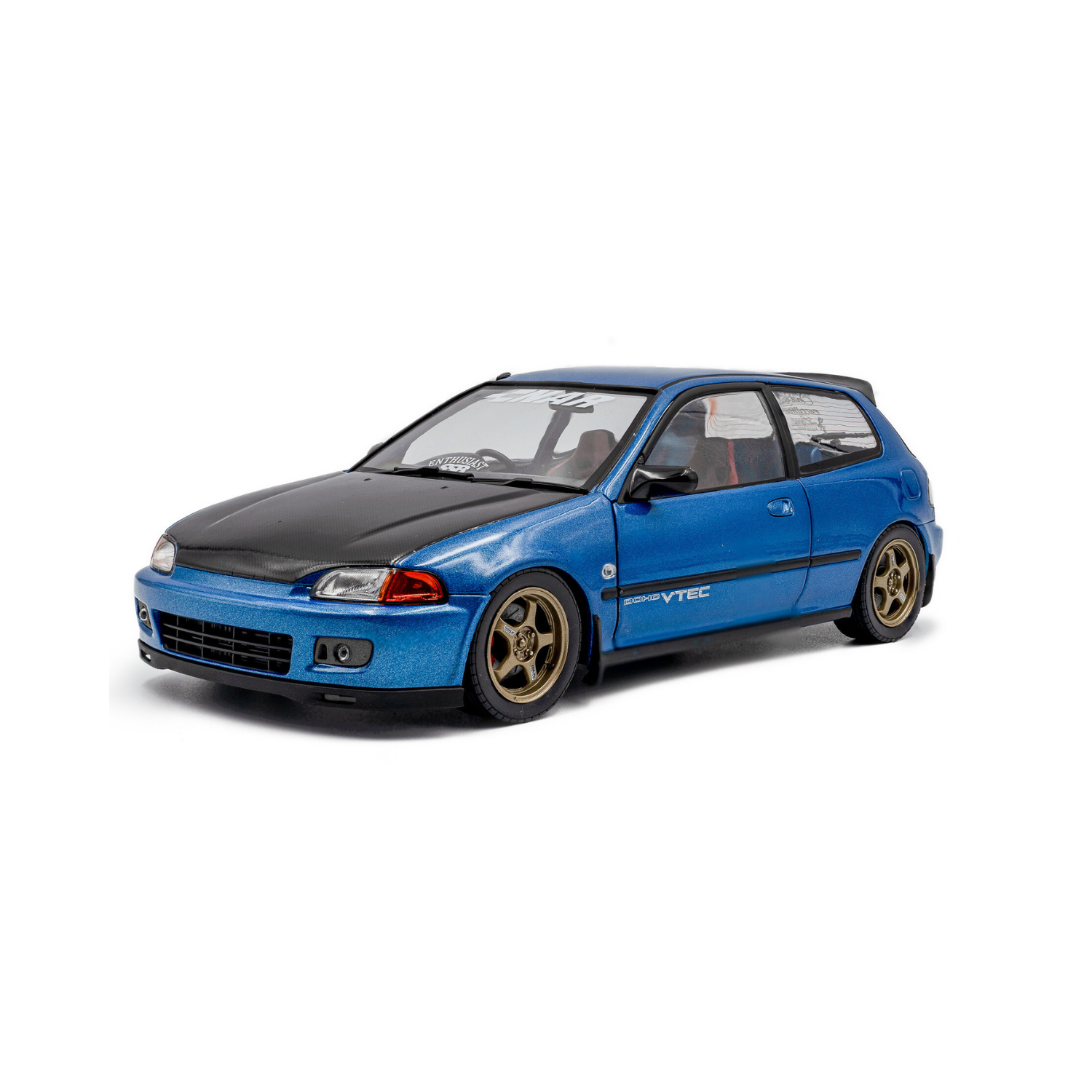 Solido 1:18 Honda Civic (EG6) SOLIDO WORKS (COBALT BLUE PEARL) 1991