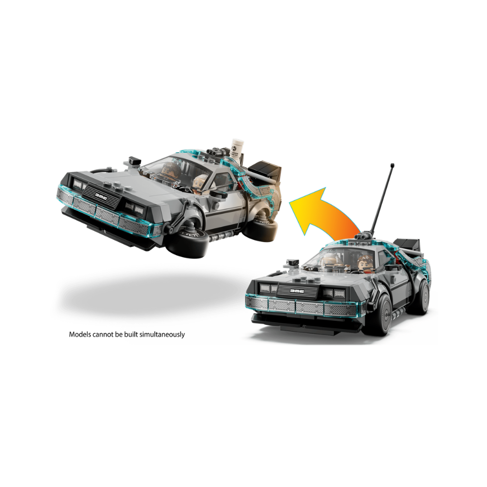 LEGO Speed Champions Time Machine from Back to the Future 77256-3 LEGO Speed Champions Time Machine from Back to the Future 77256