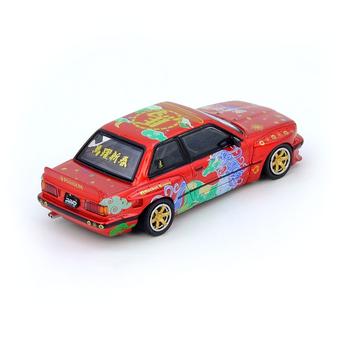 IN64-E30P-CNY2026-2 INNO64 BMW E30 Pandem Rocket Bunny Chinese New Year Special 2026