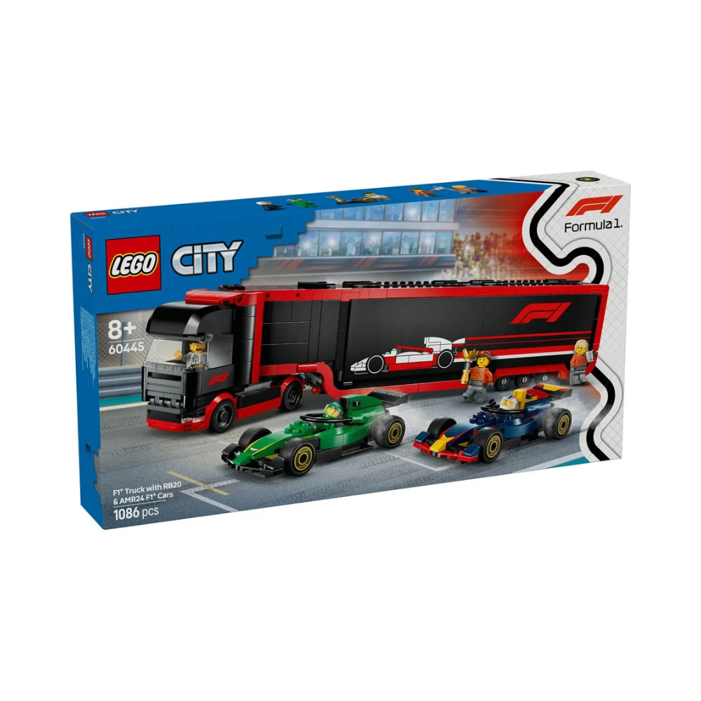 LEGO City F1 Truck with RB20 & AMR24 F1 Cars 60445-4 LEGO City F1 Truck with RB20 & AMR24 F1 Cars 60445