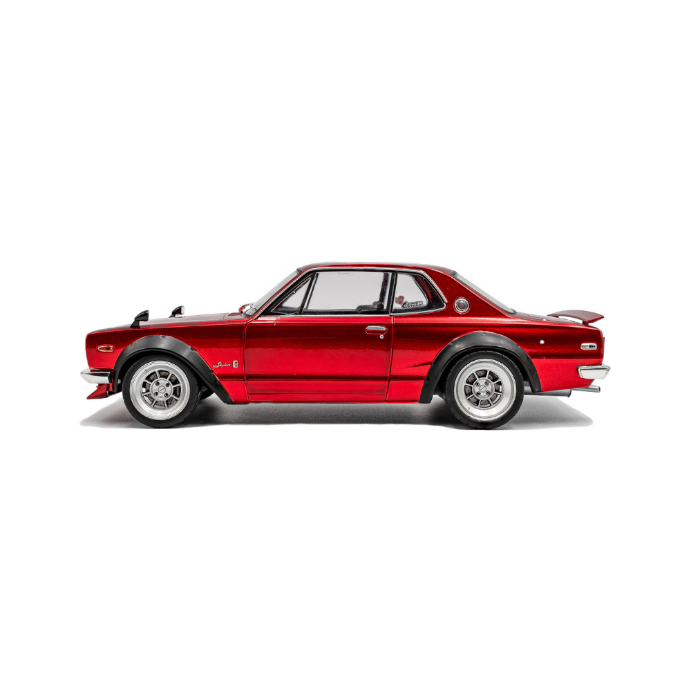 Solido 118 Nissan Skyline (C10) Hakosuka SOLIDO WORKS Red Metallic (1970)-2 Solido 1/18 Nissan Skyline (C10) Hakosuka SOLIDO WORKS Red Metallic (1970)